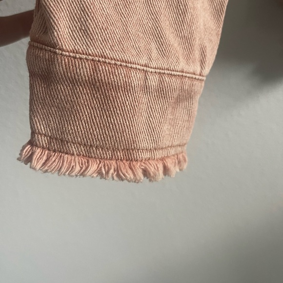 Women's Pink Jean Jacket - Picture 6 of 6